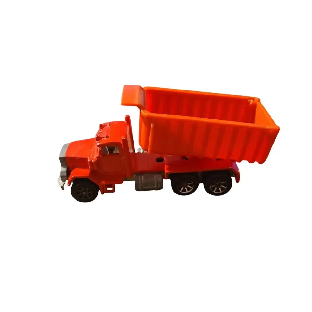 Hot Wheels Peterbilt Severe-Service Dump Truck Red HEAVY Vintage Blackwall 7Sp
